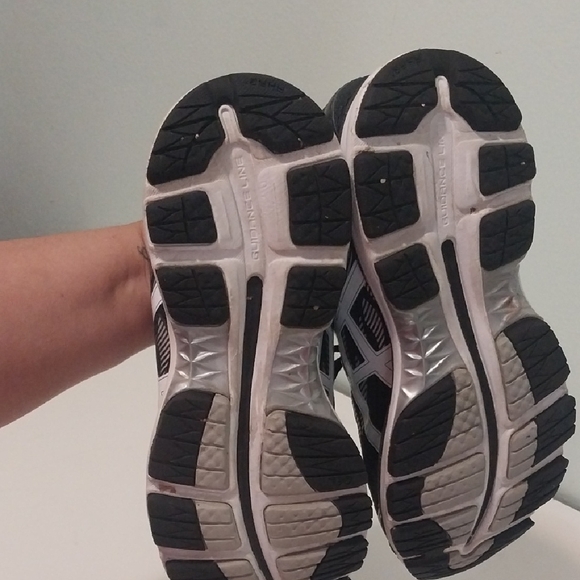 ASICS Black and White Athletic Sneakers - Picture 4 of 5